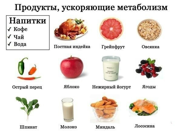 Жиросжигающие продукты и напитки