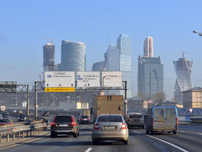 москва въезд в город