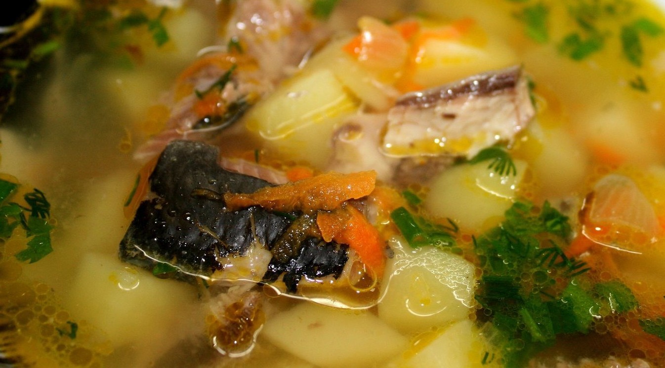 Рыбный суп рецепт из консервов сардины с фото пошагово
