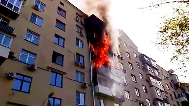 ФОТО ⟩ В жилом доме вспыхнул пожар: погибли три человека